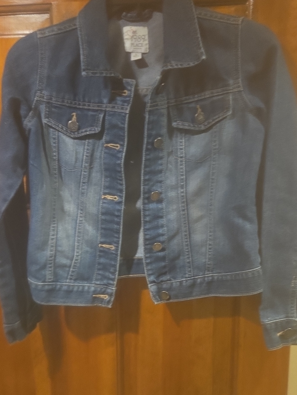 1989 Place Faded Blue Denim Jean Jacket